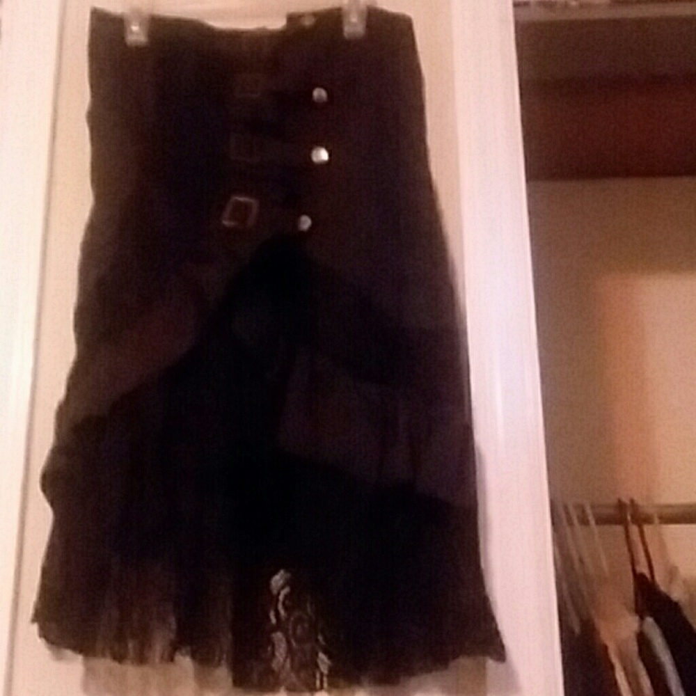 black gypsy like skirt